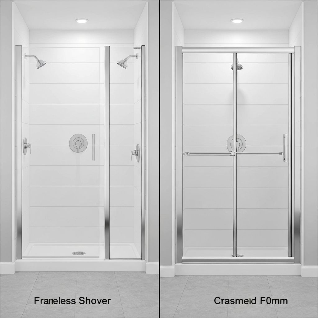 Frameless vs Framed Shower Doors: Complete 2025 Guide